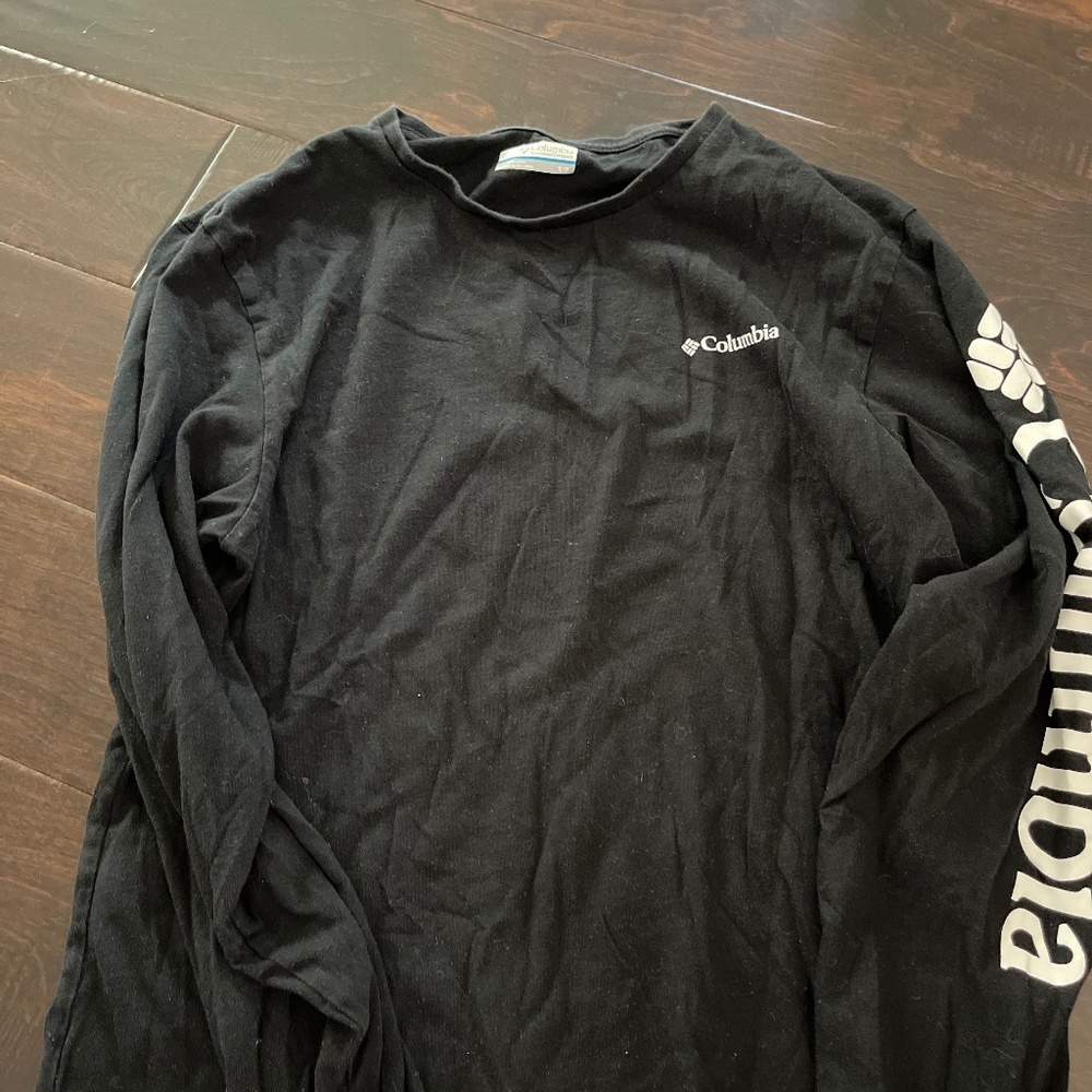 Long-sleeved Columbia t-Shirt in black (S)